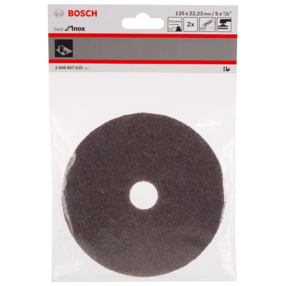 Bosch karhunkielilaikka 125 mm erittäin karkea 2 kpl
