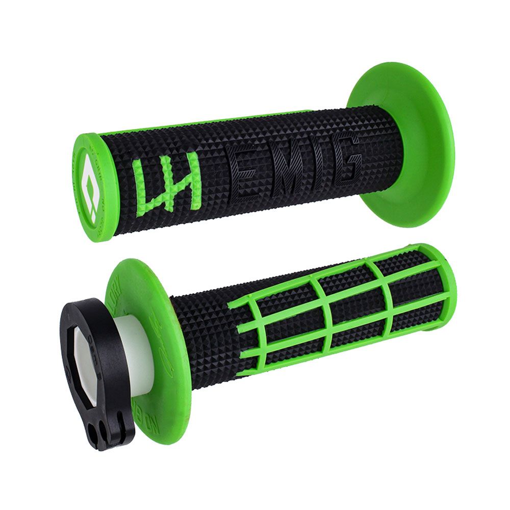 Odi Emig 2.0 V2 lock-on käepidemed, must/roheline