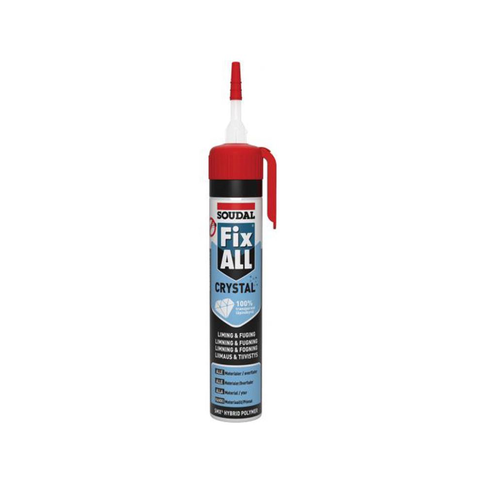 Soudal Fix All Crystal lim- och fogmassa klar 200 ml