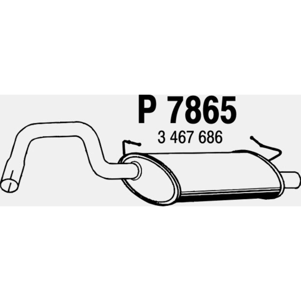Takaäänenvaimentaja 14-7796