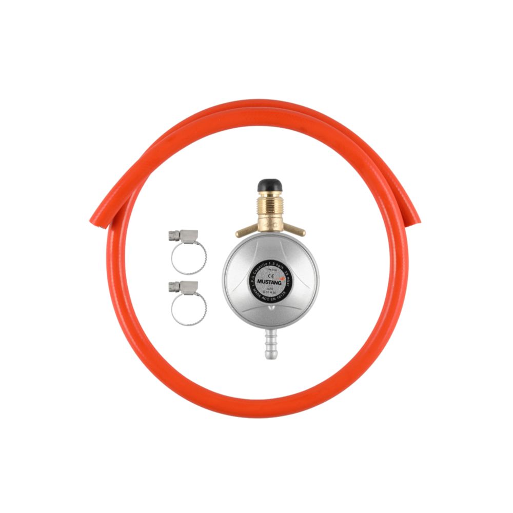 Mustang POL-lågtrycksregulator och slang 100 cm