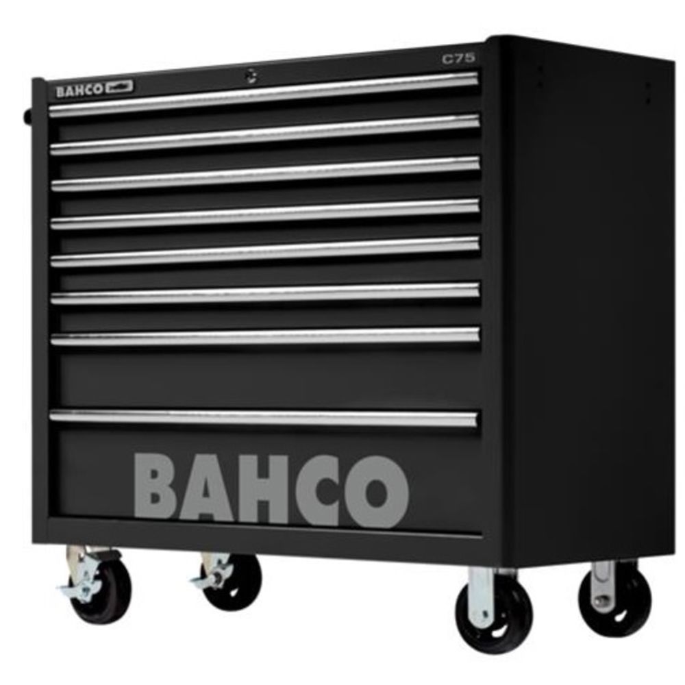 Bahco 1475KXL8BLACK tööriistakäru C75 must 8 sahtlit