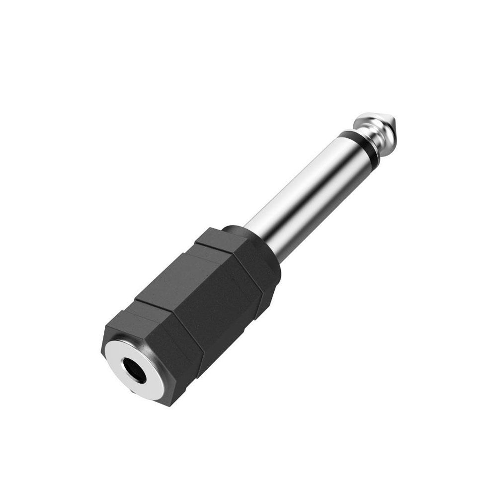 Hama Audioadapteri, 3,5 mm naaras (mono) - 6,3 mm uros (mono)