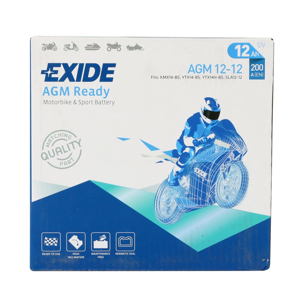 Exide MP-akku 12V 12Ah "AGM12-12"