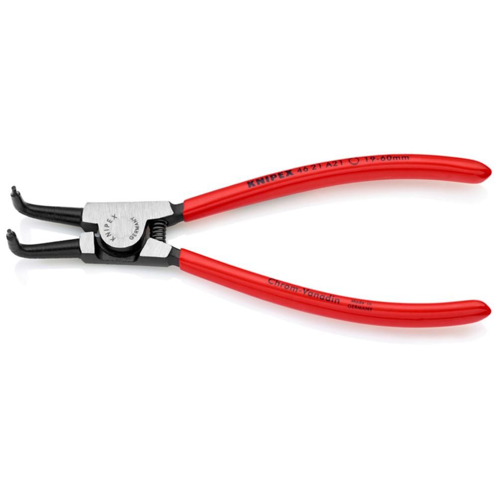 Knipex® 46 21 A21 lukustusrõngatangid painutatud välimised 19-60 mm 170 mm