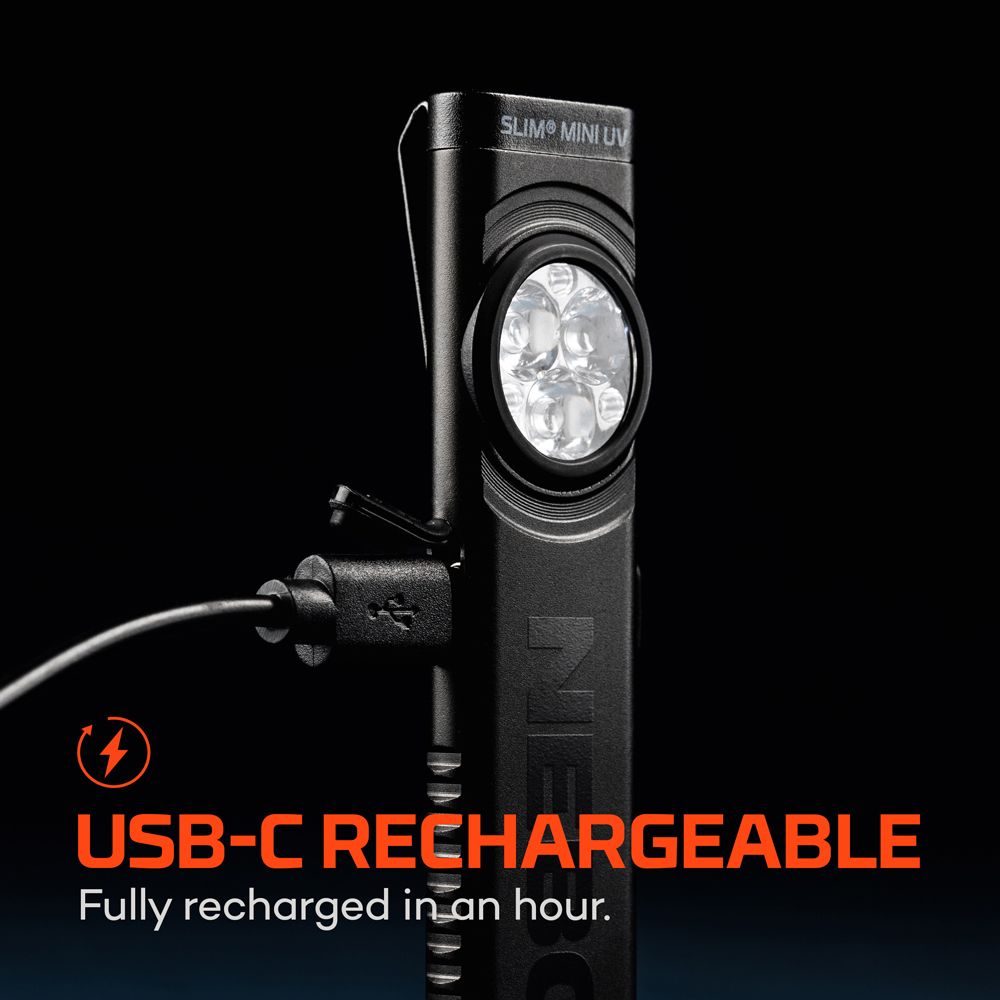 Nebo Slim Mini UV RC taskulamppu