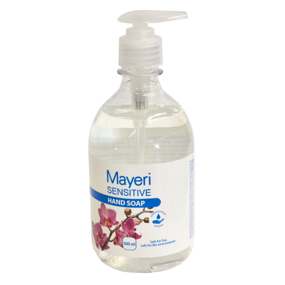 Mayeri vedelseep Sensitive pumbaga 500 ml