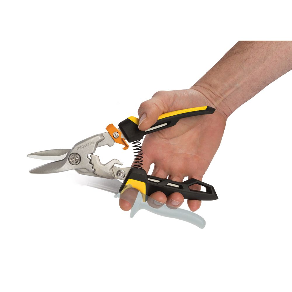 Fiskars Pro PowerGear plåtsax rakt skär