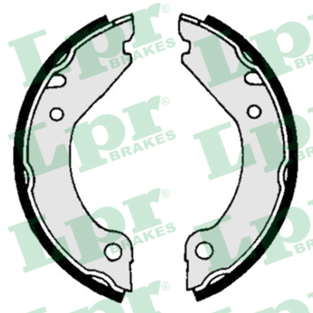Bromsbackar, sats, parkeringsbroms 22-3306