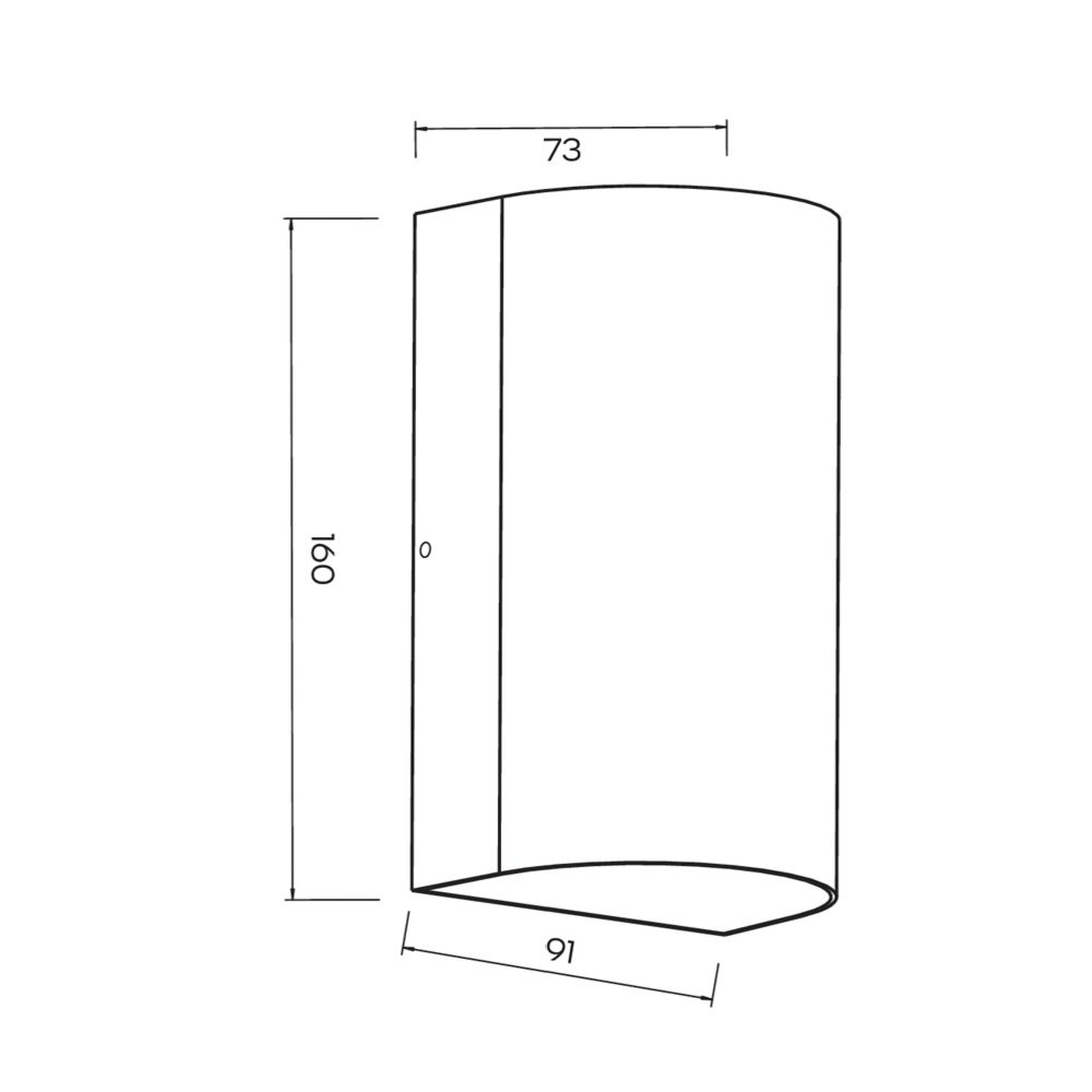 Led Energie Rooma vägglampa 2 x GU10 230 V IP44 svart