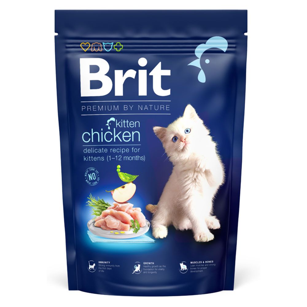 Brit Premium by Nature Kanaa kissanpennuille,1,5kg