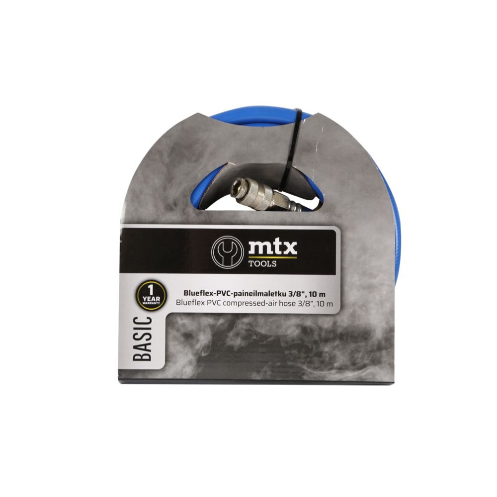 MTX Tools Basic Blueflex PVC paineilmaletku 3/8" 10 m