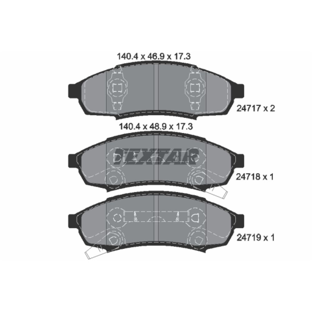 Piduriklotside komplekt 97-23289