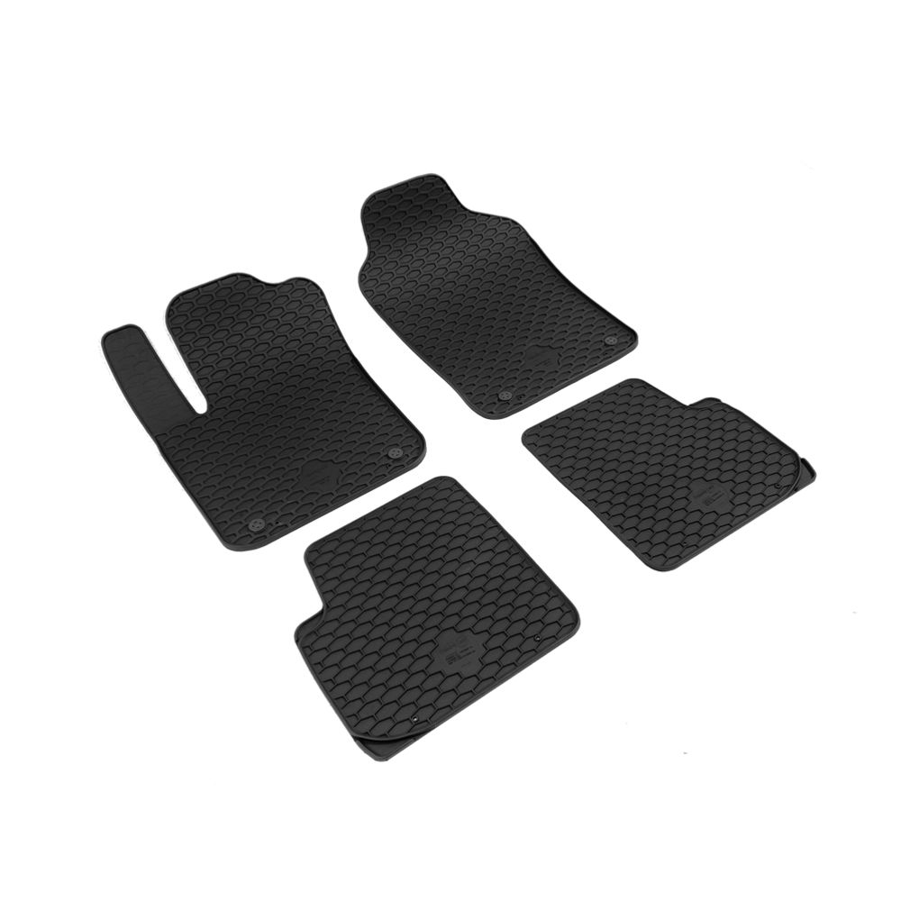 Kummimattide komplekt, Fiat 500 07-, Fiat 500C 09-, Fiat 500 Hybrid 20-, Ford KA-II 09-