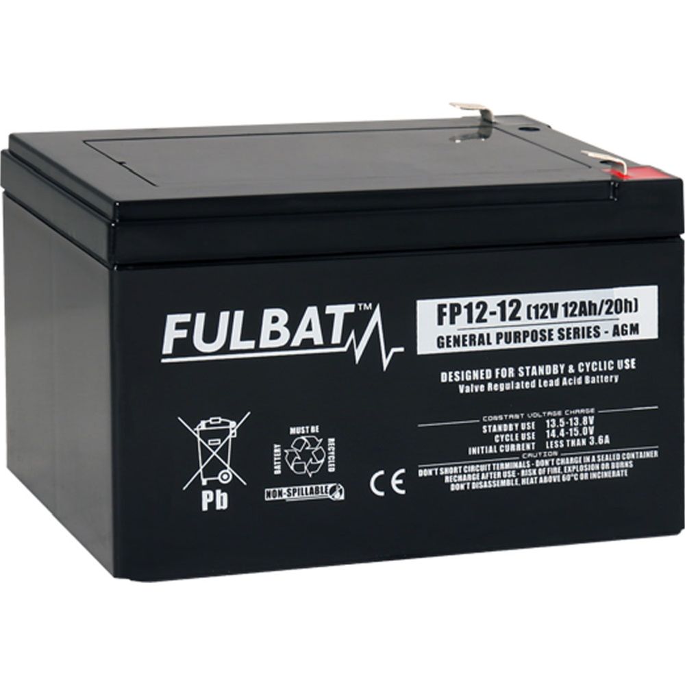 Fulbat AGM-aku, 12 V, 12 Ah