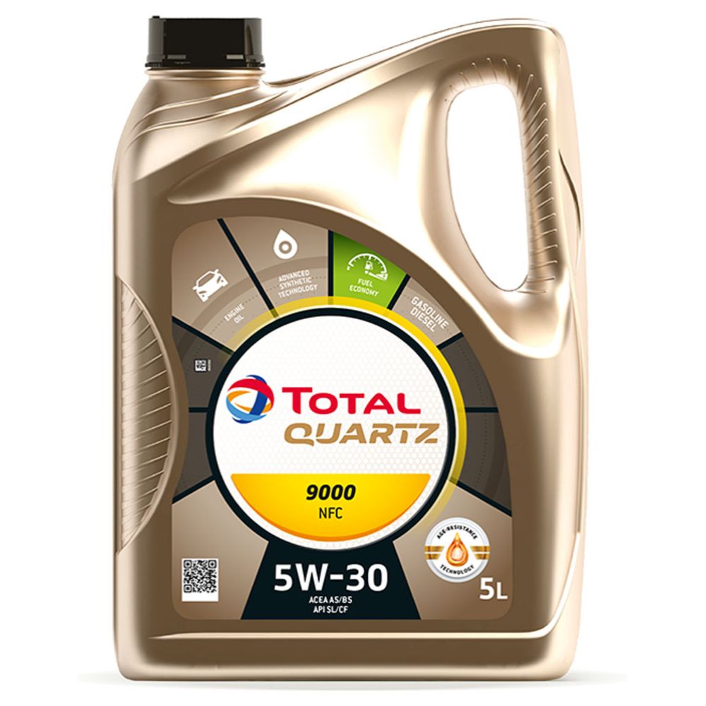 Total Quartz 9000 NFC 5W-30 5 l moottoriöljy