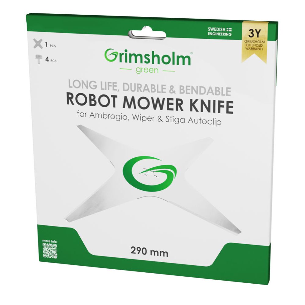 Grimsholm Green robottileikkurin terä Stiga Autoclip/Ambrogio 29 cm