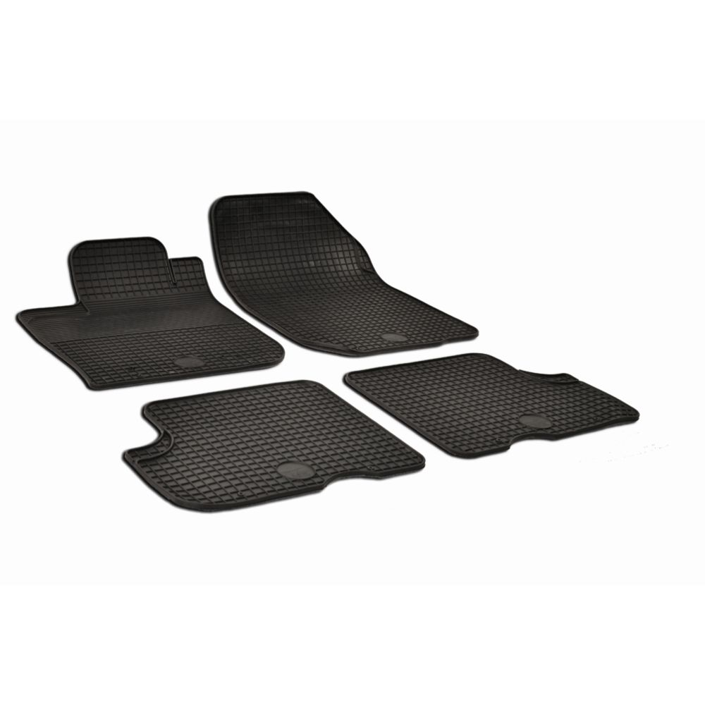 Gummimattsats Dacia Logan, Sandero, Duster svart