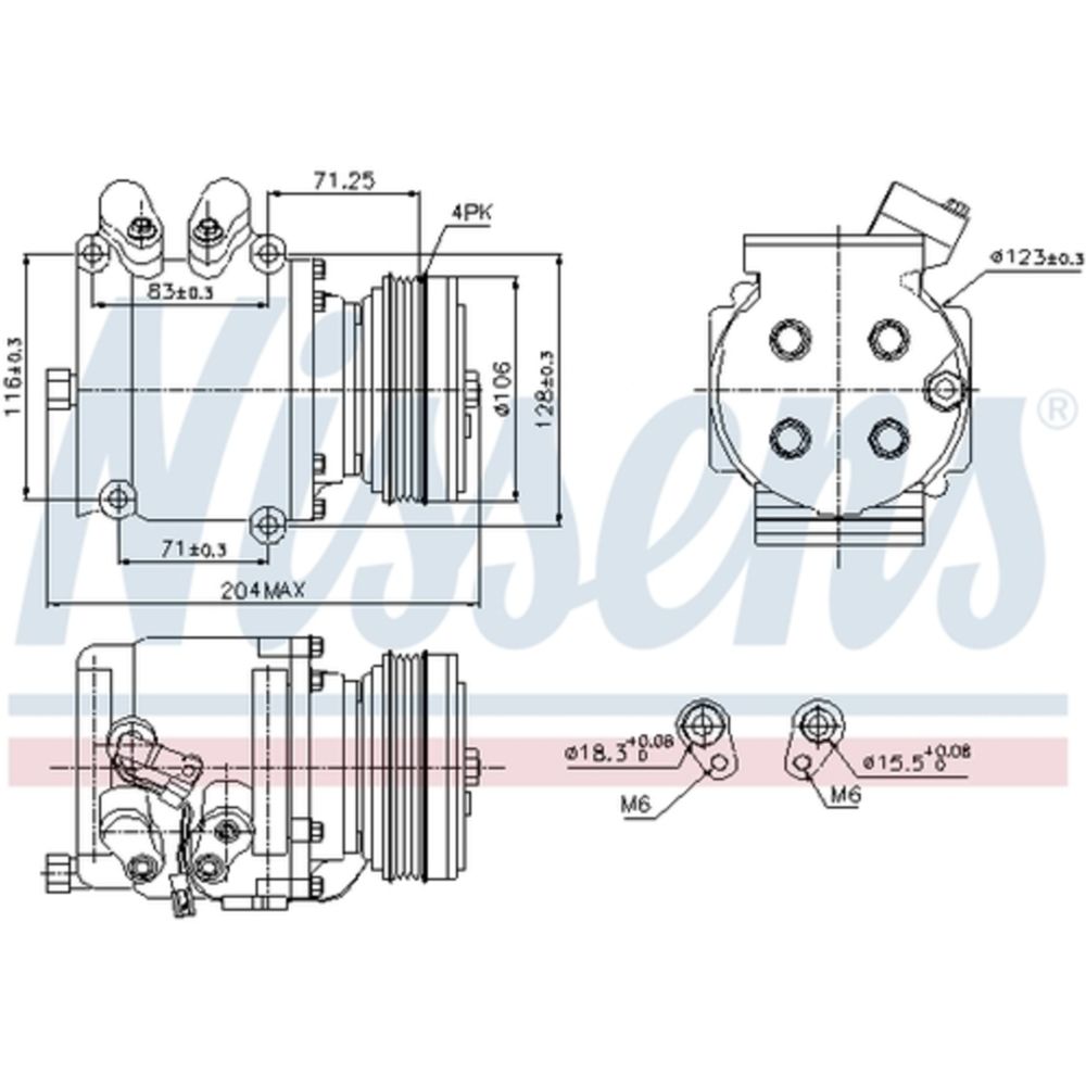 Ilmastointilaitteen kompressori 30-00292