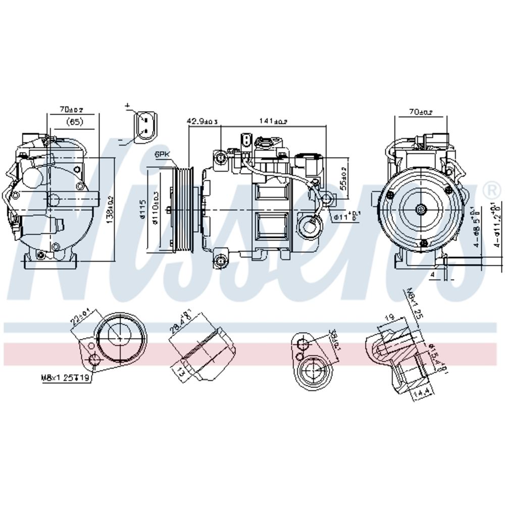 Ilmastointilaitteen kompressori 30-04016