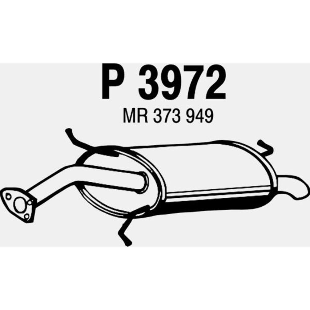 Takaäänenvaimentaja 14-3926
