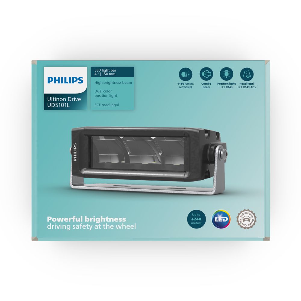 Philips Ultinon Drive UD5101L LED-kaugtuli, 4", 30 W, Ref 10