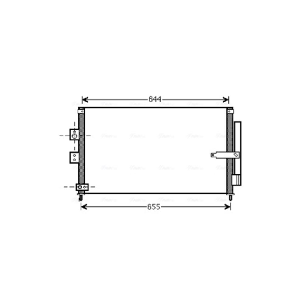 Ilmastointilaitteen lauhdutin 30-03560