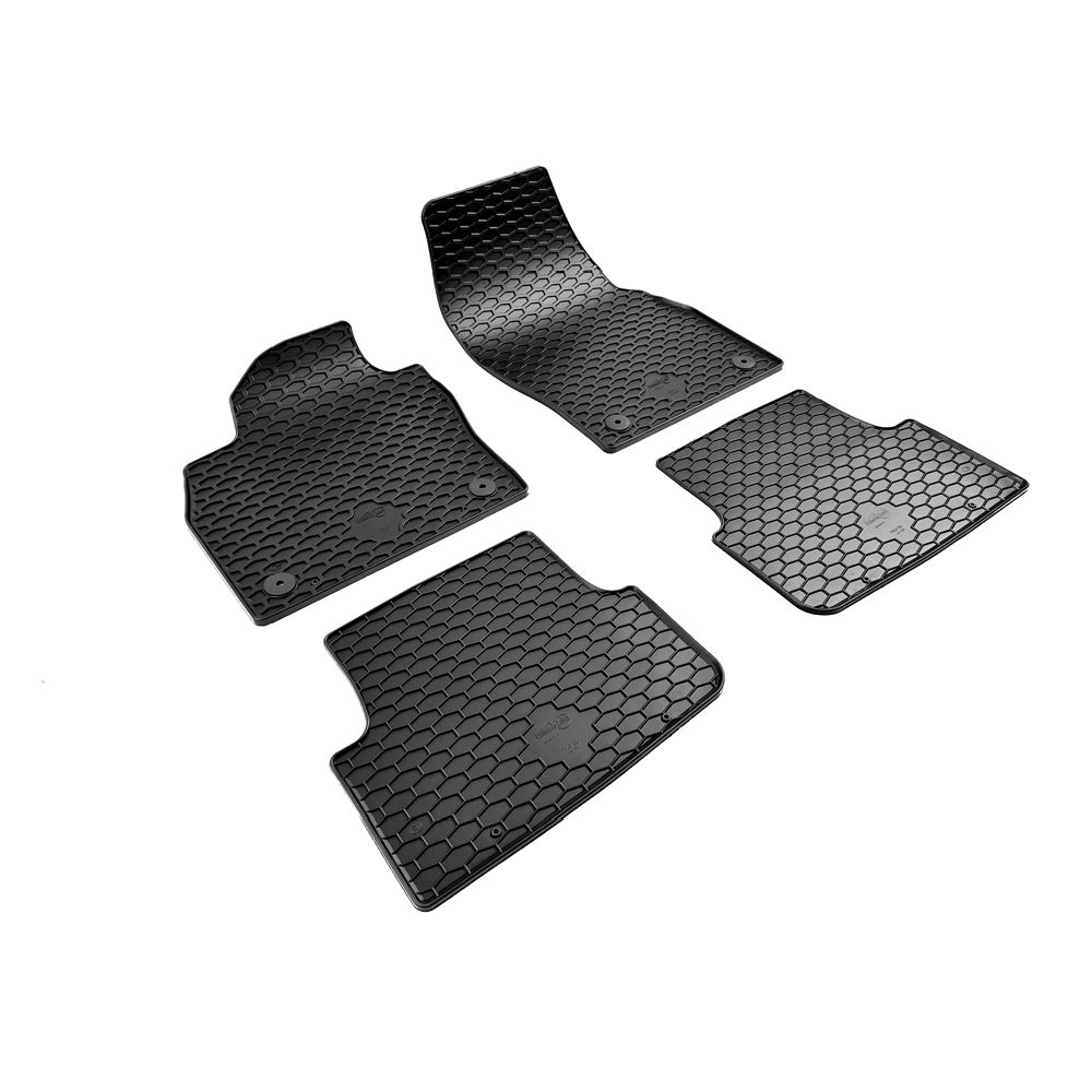 Gummimattsats Seat Arona (2021–), Seat Ibiza (2021–), Skoda Fabia (2021–) svart