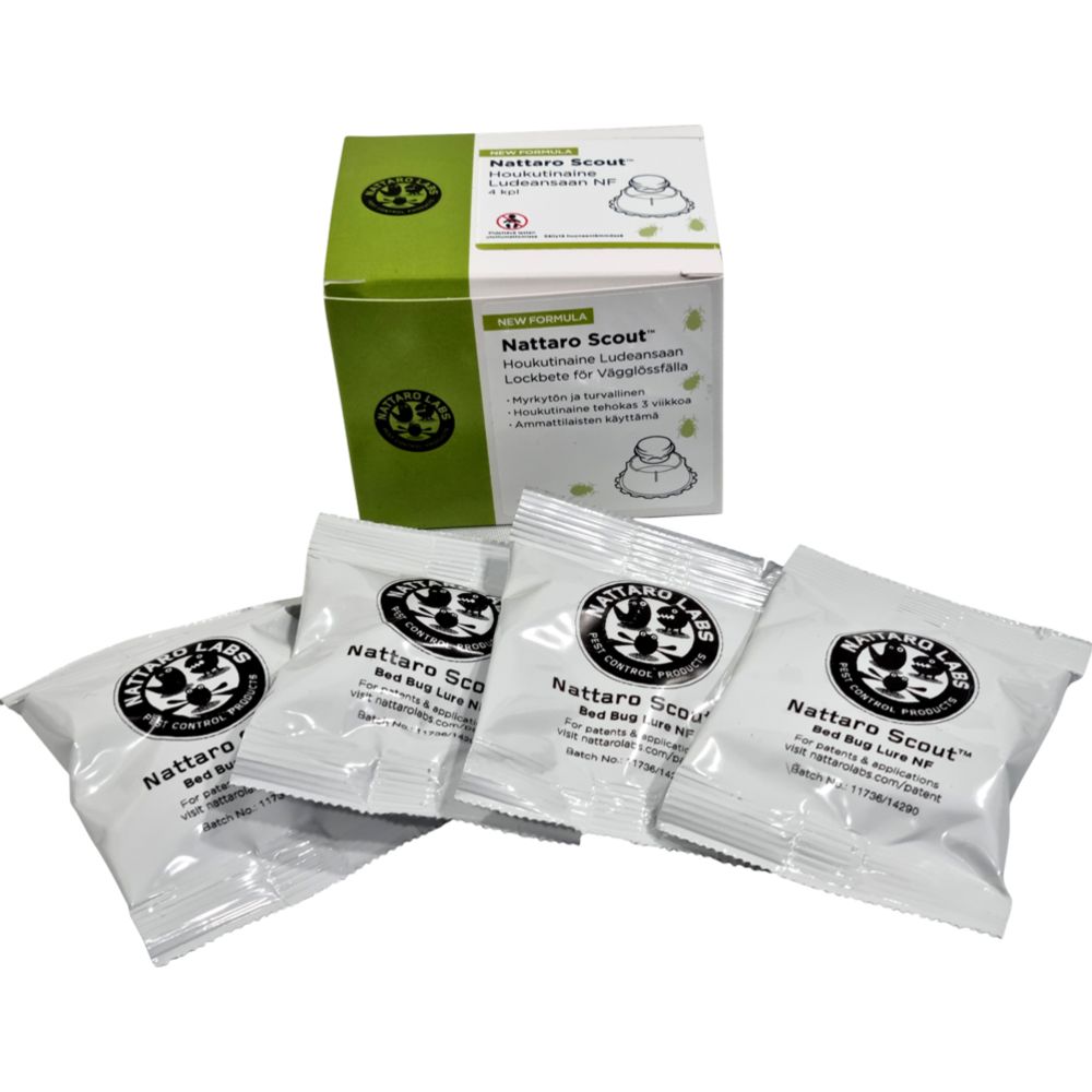 Nattaro Scout Houkutinaine Ludeansaan, 4 kpl täyttöpakkaus