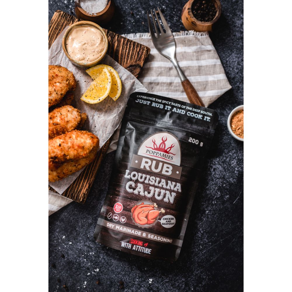 Poppamies Rub Louisiana Cajun mausteseos 200 g