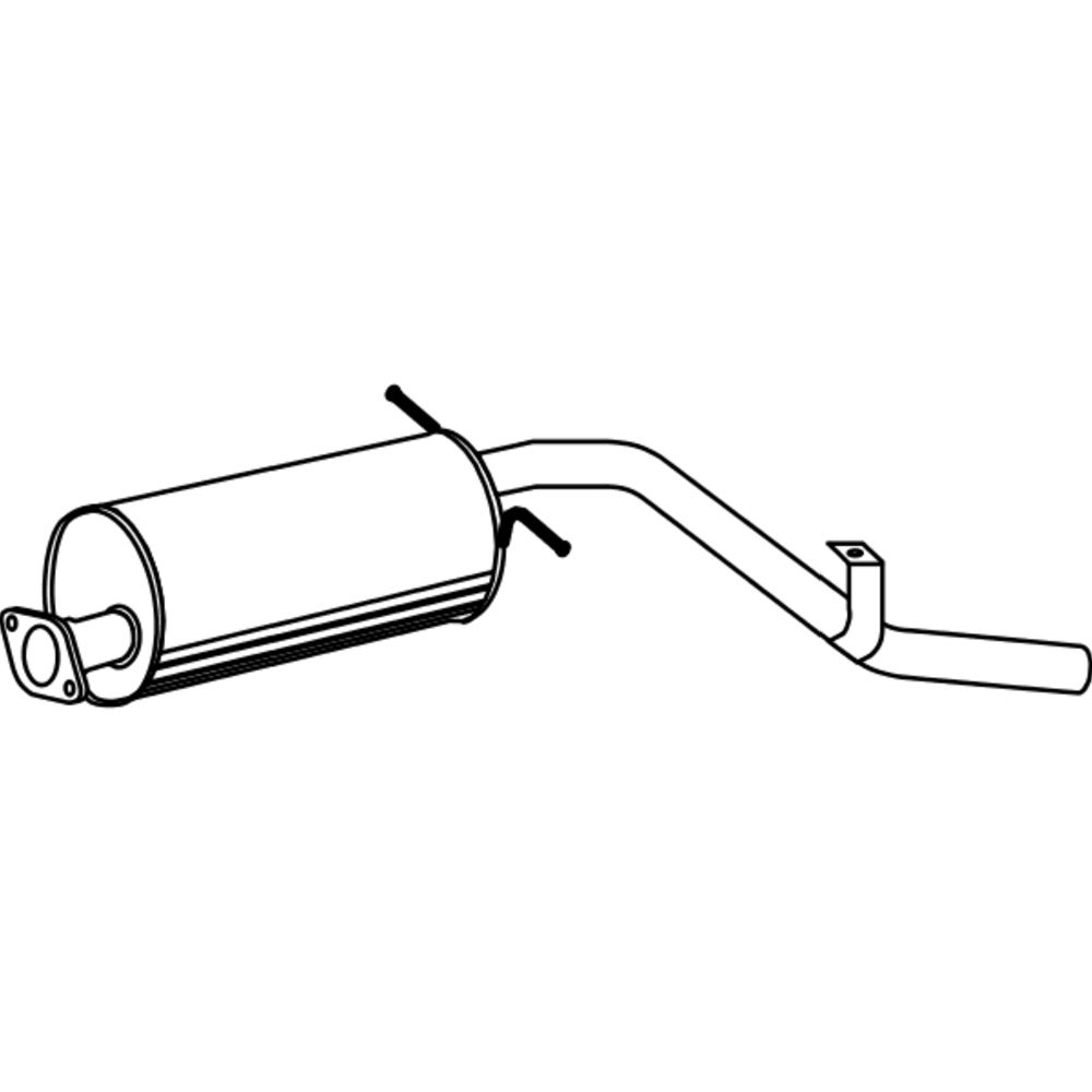 Bakre ljuddämpare 14-4170