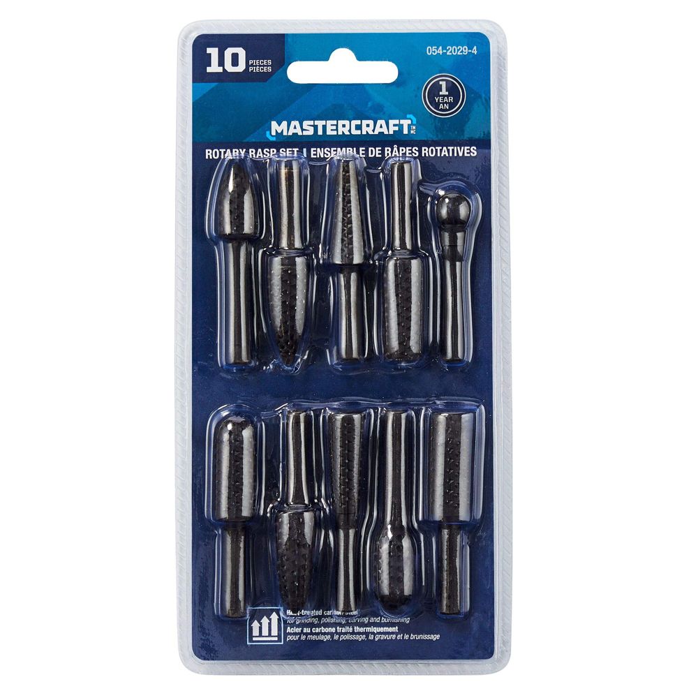 Mastercraft raspfilset 10 delar