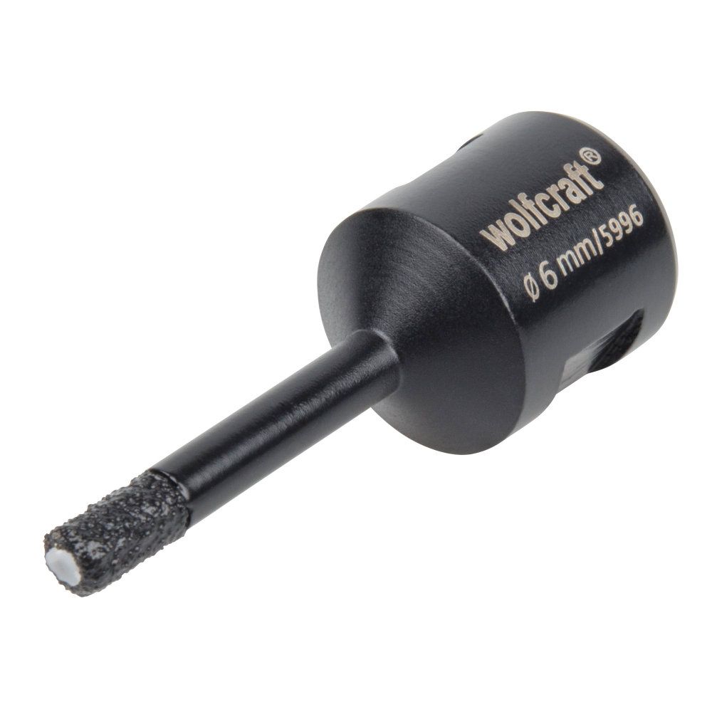 Wolfcraft® diamantborr för vinkelslip 6 mm