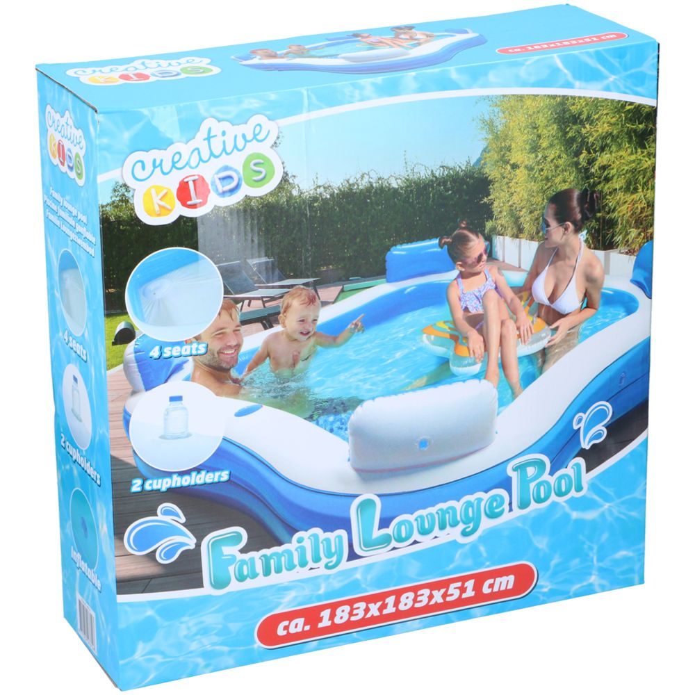 Family Lounge uima-allas 183x183x53 cm
