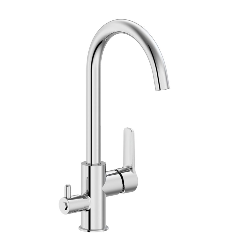 Harju Korte keittiöhana pesukoneliitännällä kromi