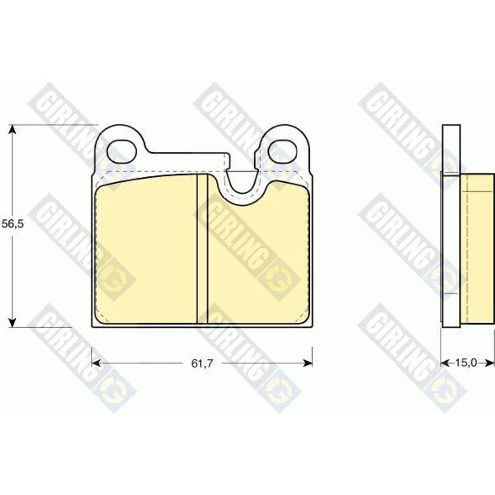 Piduriklotside komplekt 97-23010