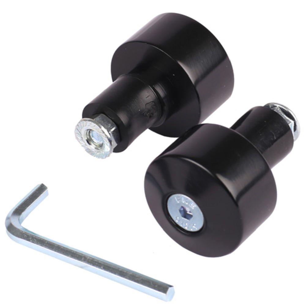DZ Hardware styrändar aluminium svart 17,5 mm