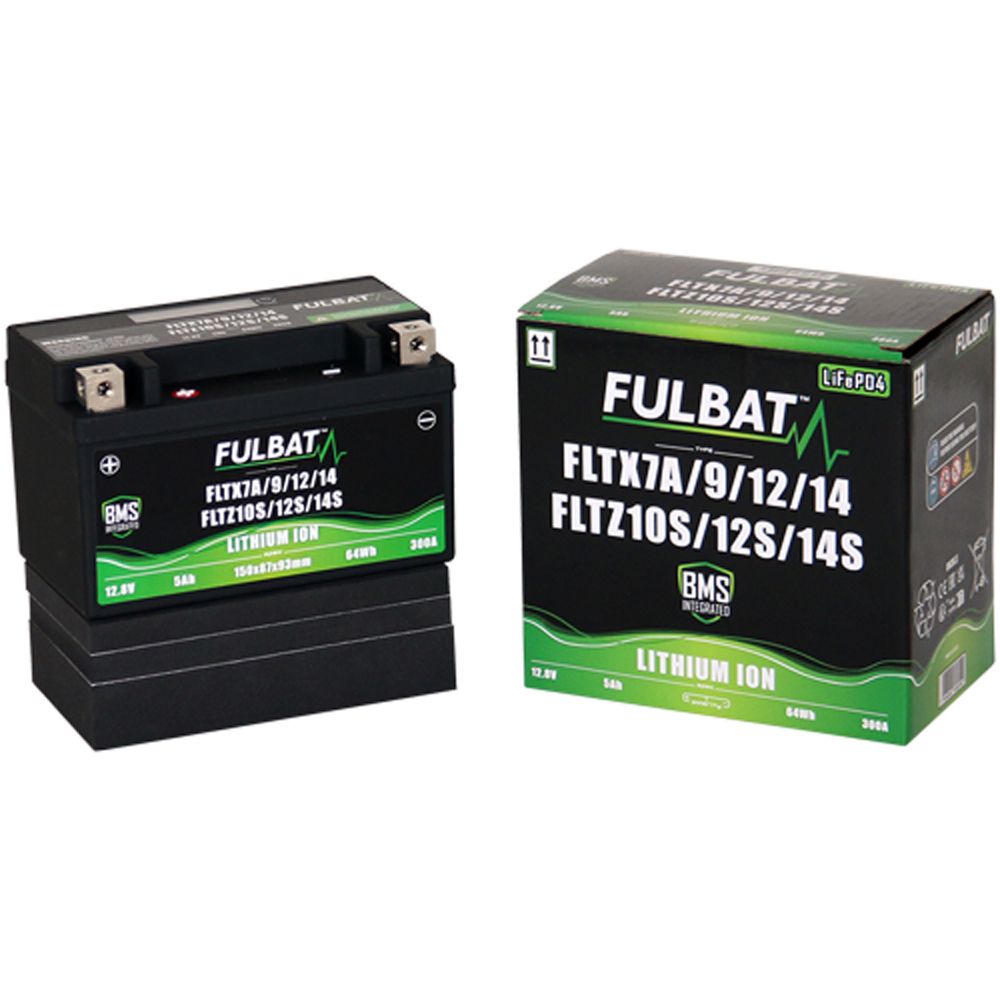 Fulbat Litium batteri 12 V 64,0 Wh FLTX7A/9/12/14 - FLTZ10S/12S/14S