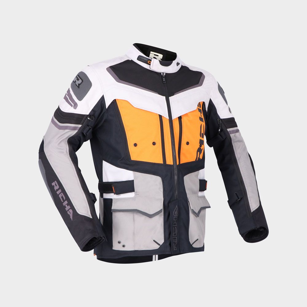 Richa Infinity 2 adventure ajotakki harmaa/oranssi XL