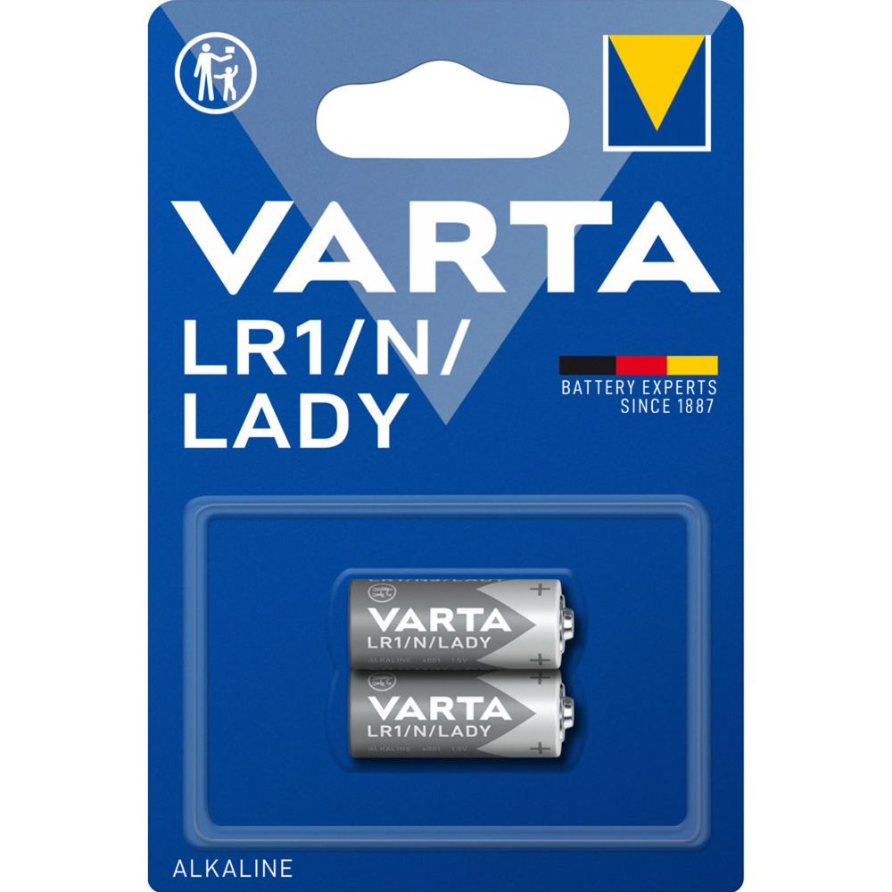 VARTA LR1/N/LADY erikoisparisto, 2 kpl