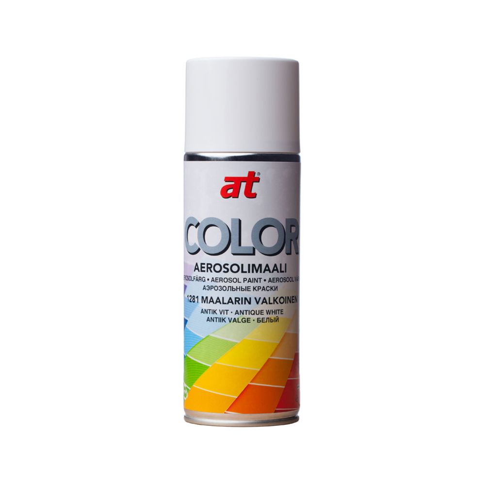 AT-Color spraymaali maalarin valkoinen 400ml
