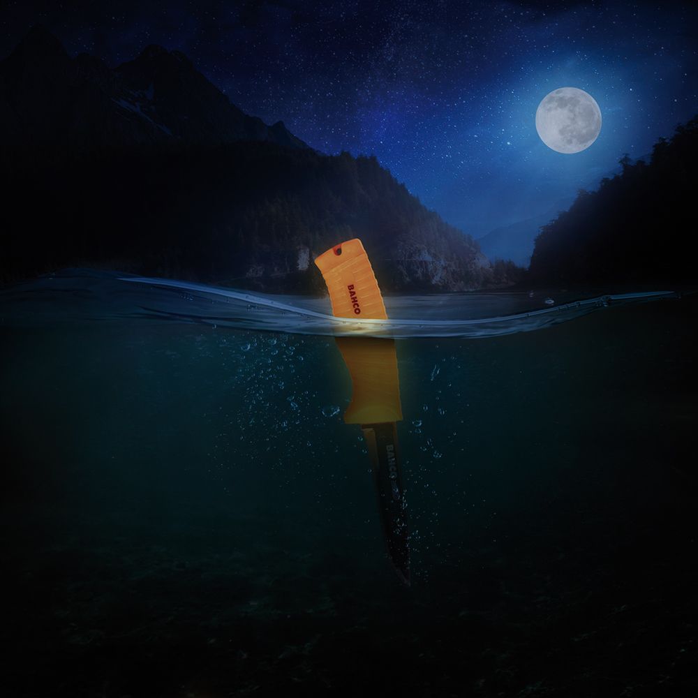 Bahco 1446-FLOAT kelluva RST puukko "rescue knife"