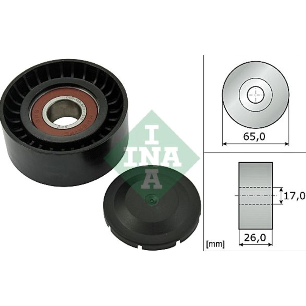 Moniurahihnan ohjainrulla 30-0869