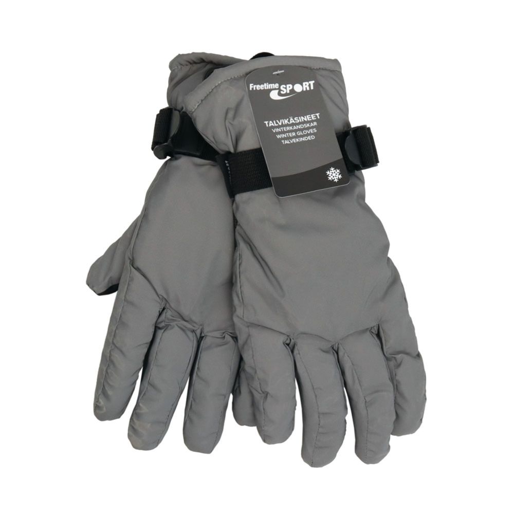 Talvikäsineet näkyvät harmaa koko 11