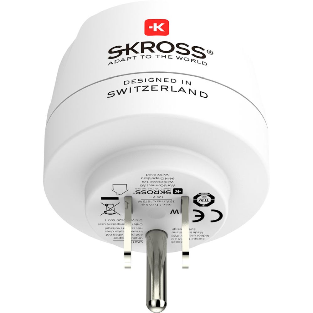 Skross matka-adapteri Eurooppa -> USA