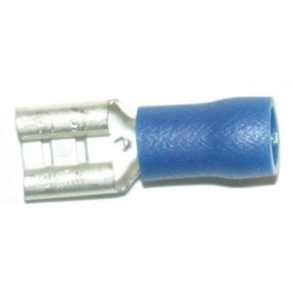Abiko A2507FLS kabelskor 6,3 mm hona blå 50 st.