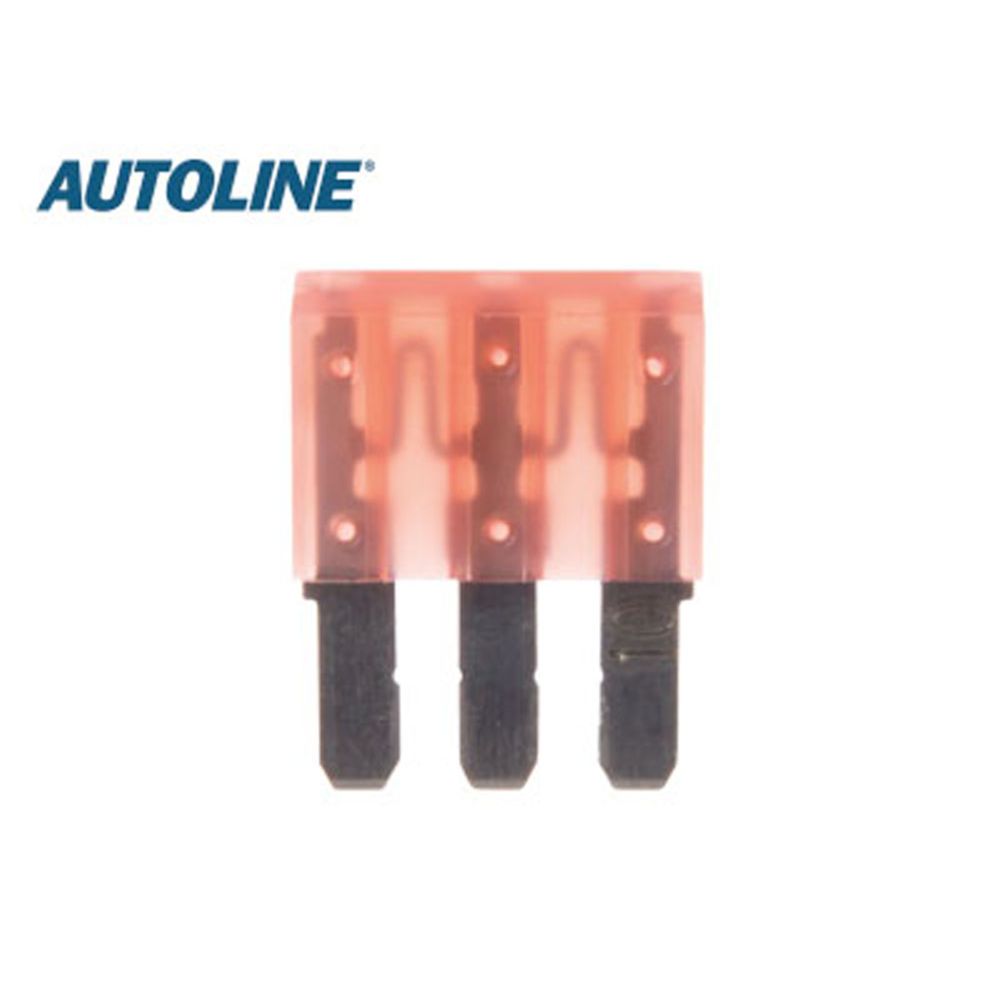 Autoline MICRO-3 flatsäkring 10 A röd 5 st.