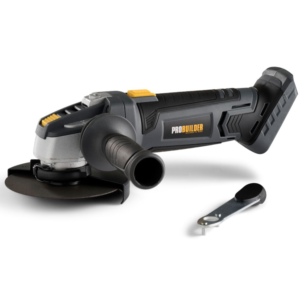 Probuilder batteridriven vinkelslip 125 mm 18V Li-ion Solo