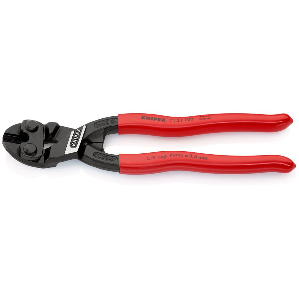 Knipex® 71 21 200 kraftavbitare böjd 200 mm