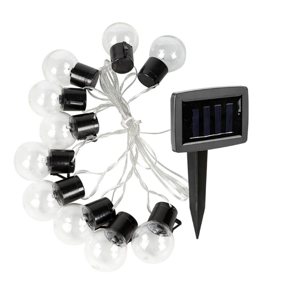 Lumo päiksepatareiga LED-valgustikomplekt 10 lampi 3,8 m